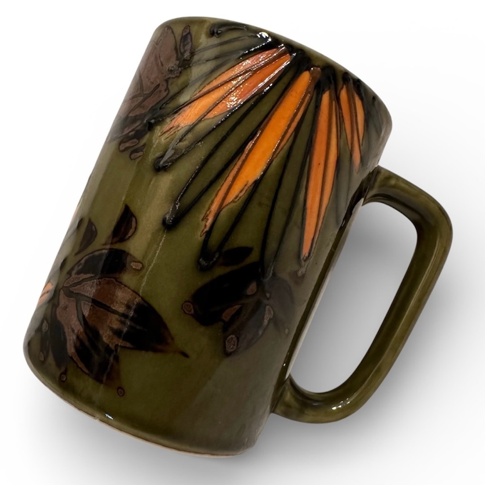 Retro Glazed Coffee Mug - Picture 1 of 6